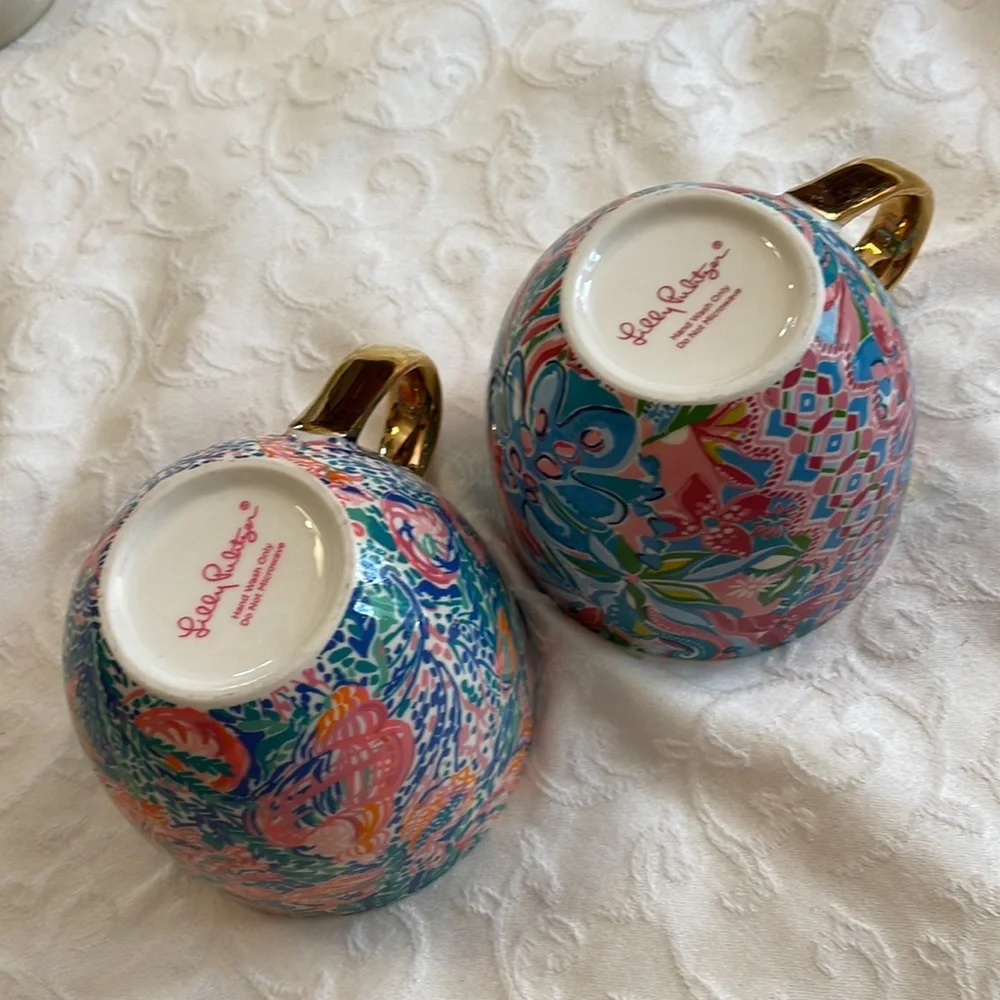 Two Lilly Pulitzer Mugs
